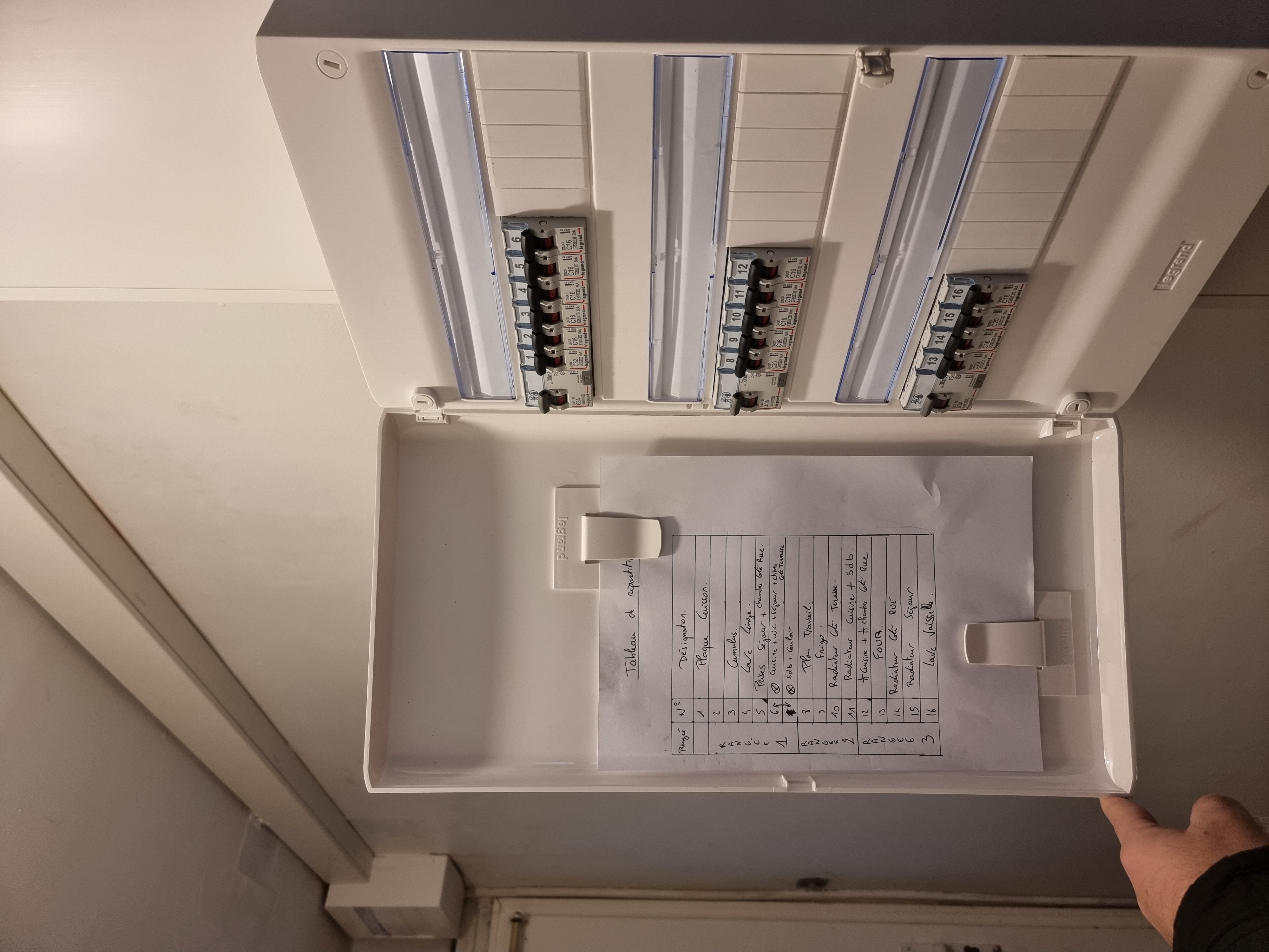 Électricité — après travaux